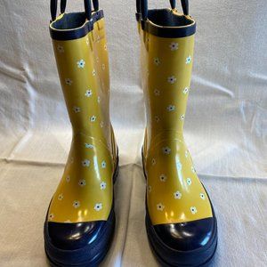 Gymboree Girls Size 13 rubber rain boots